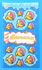 Banana Scented Scratch & Sniff Sticker Sheet