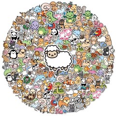 Anwyll 200Pcs Animal Stickers for Kid – Cute Animal Water Bottle Stickers Wat…