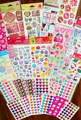 Themed Valentine’s Love Lot, 581 Stickers School Party Cards Kids Teens Teachers
