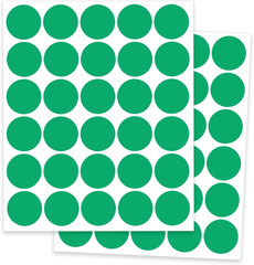 1″ round Colored Dot Stickers Labels,660 Pack,Orange