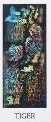 MUZ:S K-Heritage Holographic Mother of Pearl Sticker Set – Plum Peony Tiger
