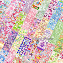 100 Sheets Stickers Deco Stickers,Photocards Journaling Anniversary Family Photo
