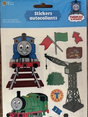 Thomas the Train Engine Stickers Railway Clear Mylar NOS Vintage 2005 SandyLion