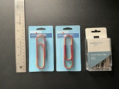 Bundle of Jumbo/Giant Paper Clips For Crafting/Scrapbooking (New)