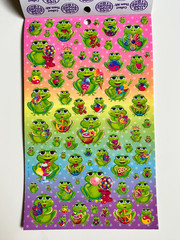 Lisa Frank 1885 Sticker Set Markie Unicorn Sugar Cookie Box Beauty Bits Vintage