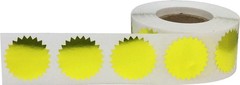 Metallic Gold Starburst Color Coding Labels, 1 Inch Round Adhesive Inventory …