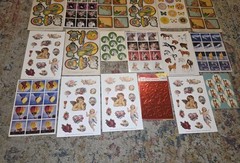 Vintage Stickers Current Inc And Other Brands Animals, Balloons Etc 24 Total