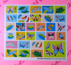 Butterflies & Insects Small Sticker Sheet