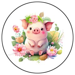 CUTE PIG ENVELOPE SEALS LABELS STICKERS PARTY FAVORS