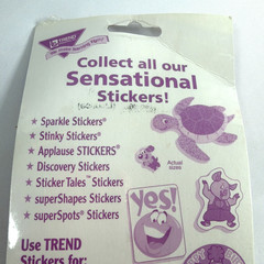 Vintage 1998 Trend Scratch n Sniff Stinky Stickers Halloween Licorice 60 Sealed