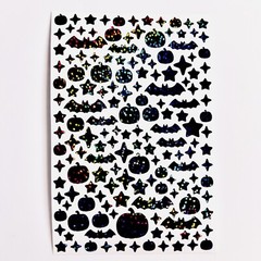 Holographic Sparkle Halloween Sticker Sheet! – Choose a Color!