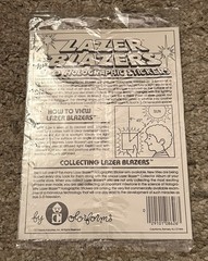 Vtg 1983 Hasbro My Little Pony Lazer Blazers 3-D Holographic Stickers No. 8626