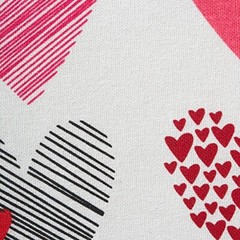 Valentine’s Day Collection Kitchen, Dishtowel Set, 18×28, Hearts Collage, 2