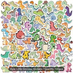 100 Cute Dinosaur Stickers