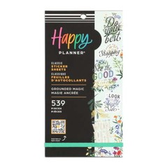 The Happy Planner Value Pack Stickers – GROUNDED MAGIC – 539 pcs