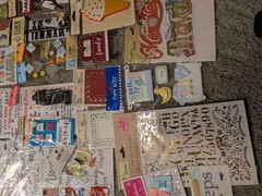 Huge Lot of 55 Scrapbooking Stickers, Jolees, Sticko, Recollections… NICE LOT