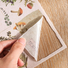 24 Pcs Vintage Washi Sticker for Scrapbook, Sticker Pad for Scrapbook,Journals,