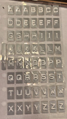 220+ Stickers Dimensional 3D Clear Stamps Alphabet Numbers Novelty Rhinestones