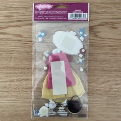 Disney EK Success Jolee’s Boutique 3-Dimensional Stickers Snow White Dress New