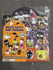 HELLOW KITTY & FRIENDS PUFFY STICKER PLAYSET BY HORIZON 30+ STICKERS 2 SCENCES