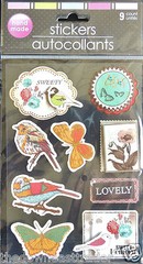 36pc 3-Dimension 3-D Stickers Nature Bird Butterfly Celebrate Enjoy Life & Love