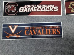 Collegiate Banner Stickers Vintage Series 1 – A&A Global – Almost full set – 20