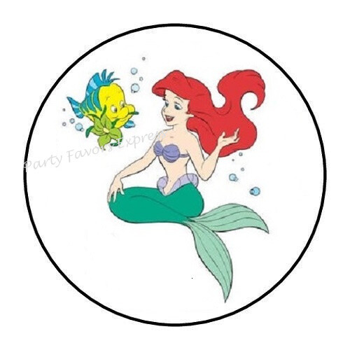 30 PRINCESS ENVELOPE SEALS LABELS STICKERS PARTY FAVORS 1.5″ ROUND