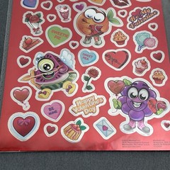 Scentos Valentine’s Day Fruits Metallic Scented Sticker Sheet