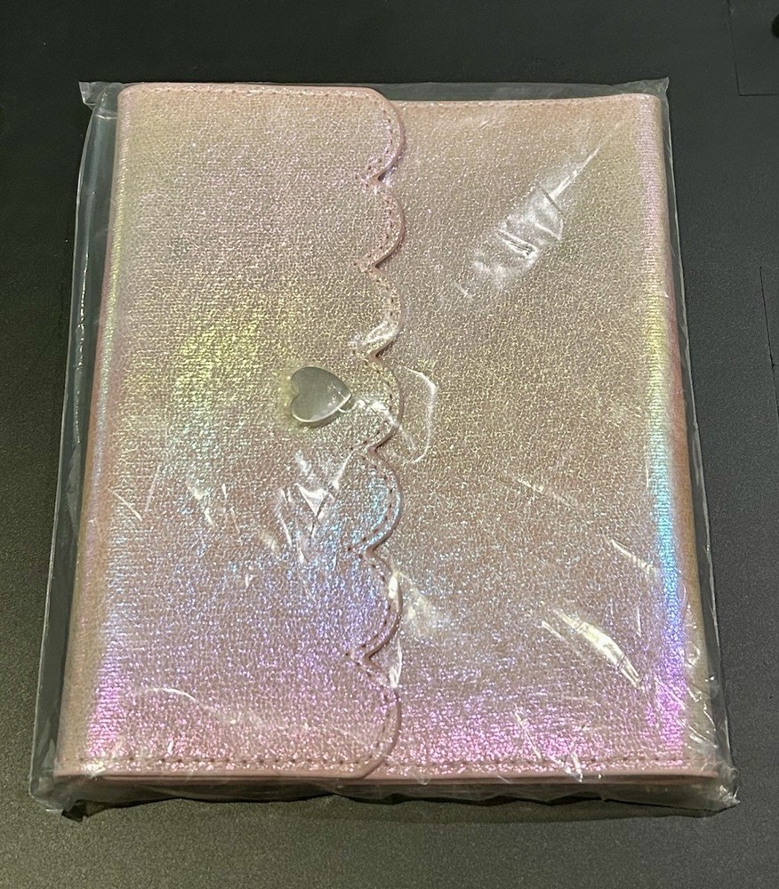 NEW Simply Gilded Medium Sticker Album Iridescent Pink