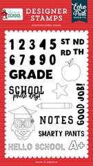 Echo Park Designer ACRYLIC STAMPS -GRADE SCHOOL STAMPS
