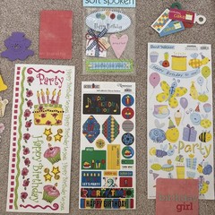 CELEBRATION Themed Embellishments Kit