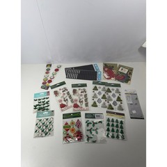 Recollections Jolee’s Boutique Christmas Sticker Lot Dimensional Glitter 15+ pc