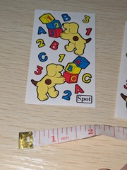3 Modules Spot The Dog Stickopotamus Stickers, Vintage, HTF, Rare, Spot’s ABC’s