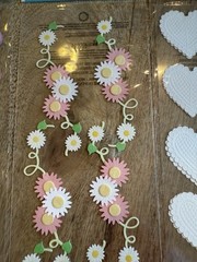 eksuccess Martha Stewart Scrapbooking Stickers Hearts/Flowers/Lady Bugs 3 New