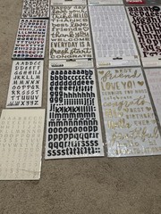 LOT Thickers /American Crafts /Puffy /Scrapbook Stickers Letters Various Brands