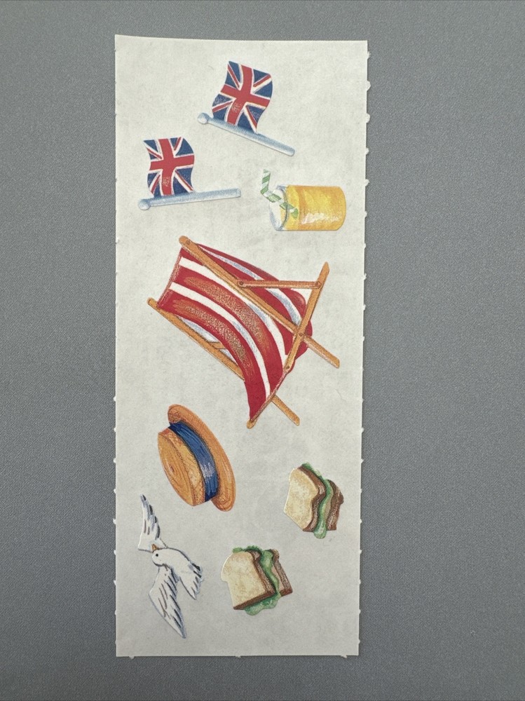 Mrs. Grossman’s Stickers | BRITISH FLAG LONDON | Retired ‘01 Creative Memories