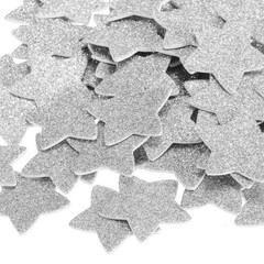 1.4″x1.4″ Star Foam Stickers, 240Pcs EVA Glitters Foam Shape Sticker, Silver