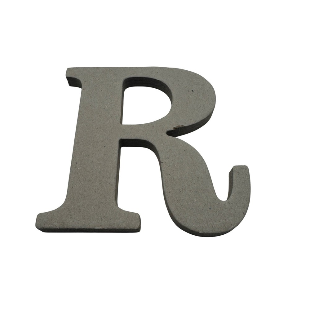 Chipboard Letter R 3.25 Inch DIY Craft Material For Decoration Projects
