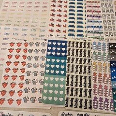 Bullet Journaling Stickers Notes Planner Lot 18 Sheets