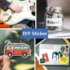 Effortless Peeling 8.5×11 Full Sheet Sticker Labels – 100 Pack for All Printers