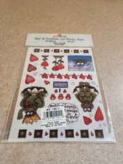 Provo Craft~Take the Plunge/Love~Designer Stickers