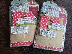 15 Piece Handmade Junk Journaling Ephemera Pack Folio Pocket Tags