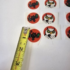Vintage Eureka Halloween Scratch & Sniff Stickers Bat Cat Owl Loose Mixed Lot