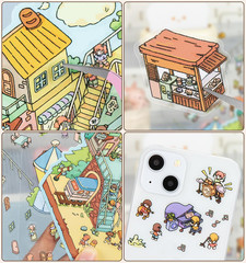 12 Sets DIY 3D Sticker Scene for Kids, Fun DIY Sticker Scene Make Your Own Mini