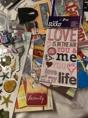 Scrapbooking Mixed Lot of Stickers Die Cuts Chipboard No Bunny Jolee’s Colorbok