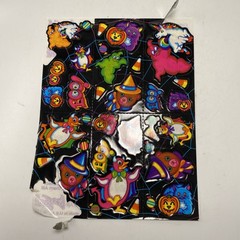 Lisa Frank Halloween Ghosts Penguin Markie Bear Vintage Sticker Sheet S199- BL2