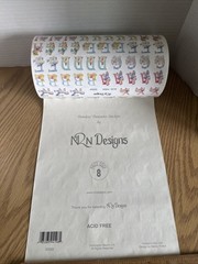 NRN Designs ALPHABET Alpha Letters Baby Scrapbook Stickers ROLL Animals Toys
