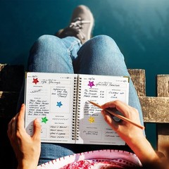 1620 Holographic Star Stickers, 6 Colors, 0.6in Reward Stickers