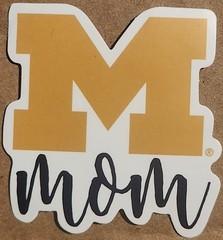 University of Michigan Alumni Mom die-cut decal sticker