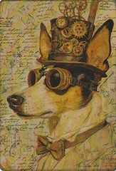 Huge Lot of Junk Journal Art Cards, Steampunk Animals 31pcs, 4″ x 6″
